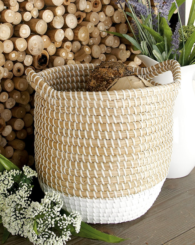 seagrass 3 piece basket set